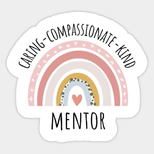 Mentor Pastel Rainbow Sticker